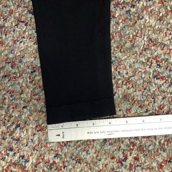 Gymshark Black High Waisted Logo Waistband Capri Leggings Size Small - Picture 9 of 9